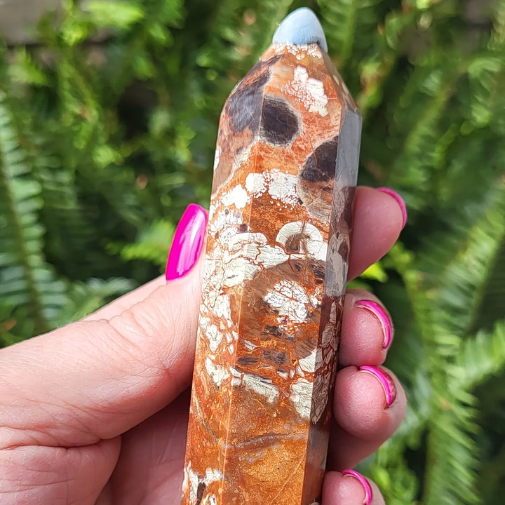 Money Agate Crystal Tower