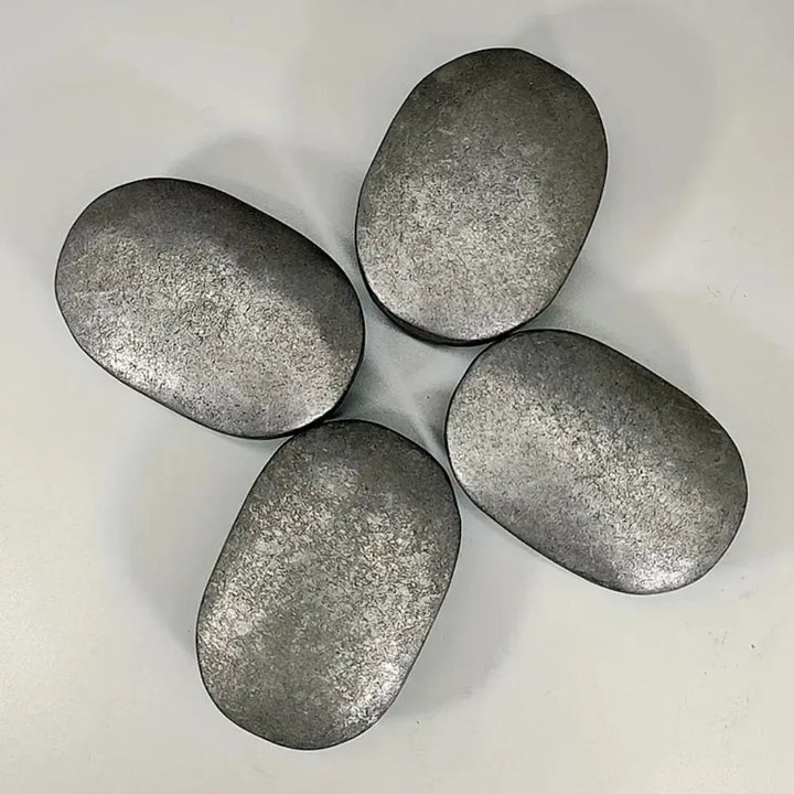 Shungite Heart & Palm Stone Crystal-Hearts-Ali-Shungite Heart-~65mm-Crystal Destiny