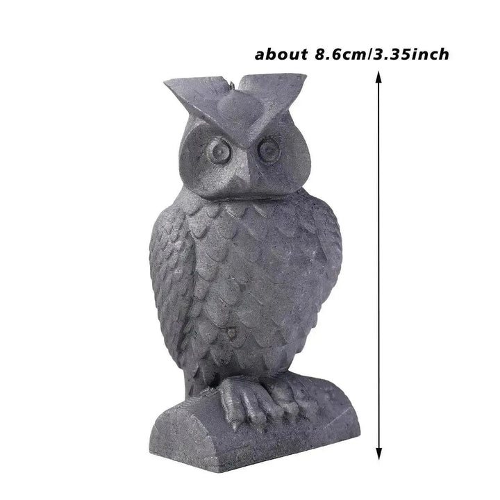 Shungite Owl Carving | Hand Carved Stone