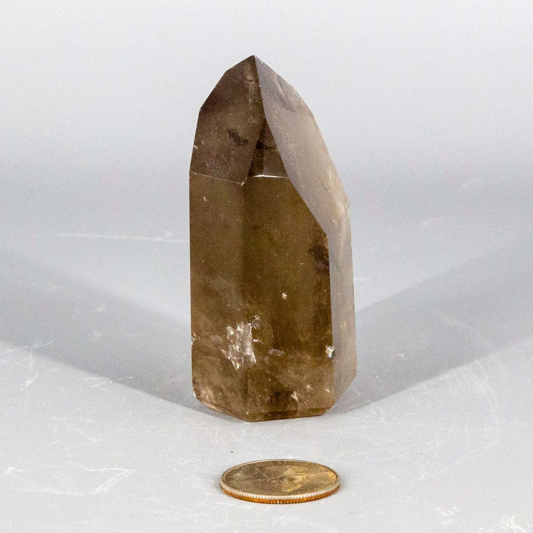 Smokey Quartz Freeform Point-Points-Crystal Destiny-Smokey Quartz-164g - 3.00"H x 1.50"W x 1.10"D-Crystal Destiny