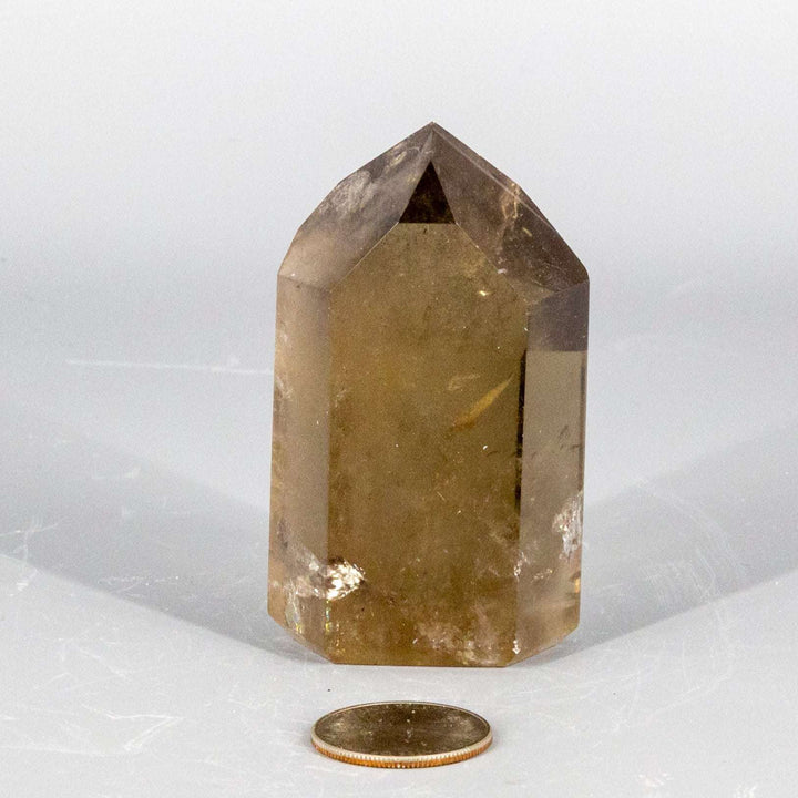 Smokey Quartz Freeform Point-Points-Crystal Destiny-Smokey Quartz-164g - 3.00"H x 1.50"W x 1.10"D-Crystal Destiny