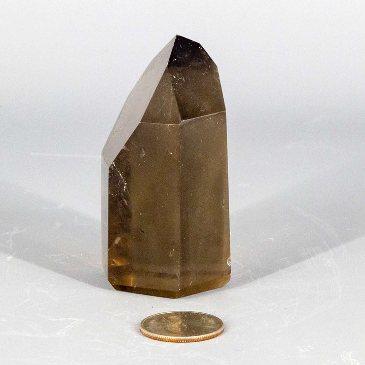 Smokey Quartz Freeform Point-Points-Crystal Destiny-Smokey Quartz-164g - 3.00"H x 1.50"W x 1.10"D-Crystal Destiny