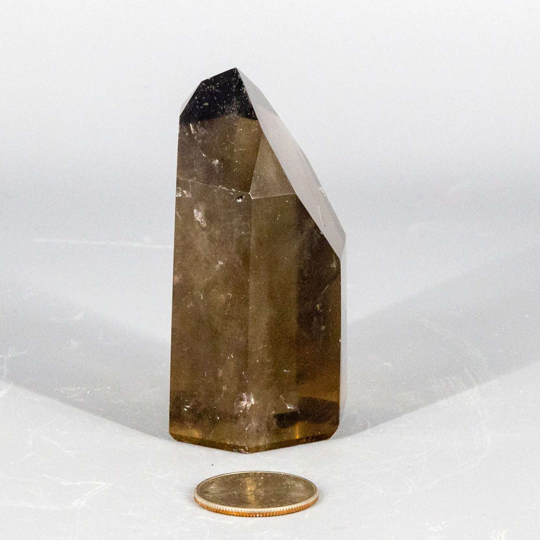 Smokey Quartz Freeform Point-Points-Crystal Destiny-Smokey Quartz-164g - 3.00"H x 1.50"W x 1.10"D-Crystal Destiny