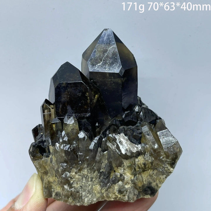 Smoky Quartz Crystal Cluster