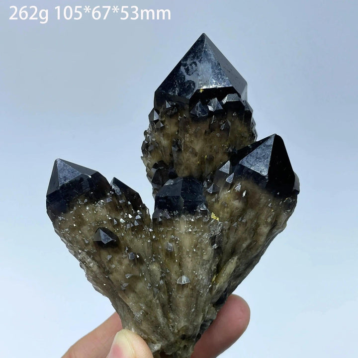 Smoky Quartz Crystal Cluster