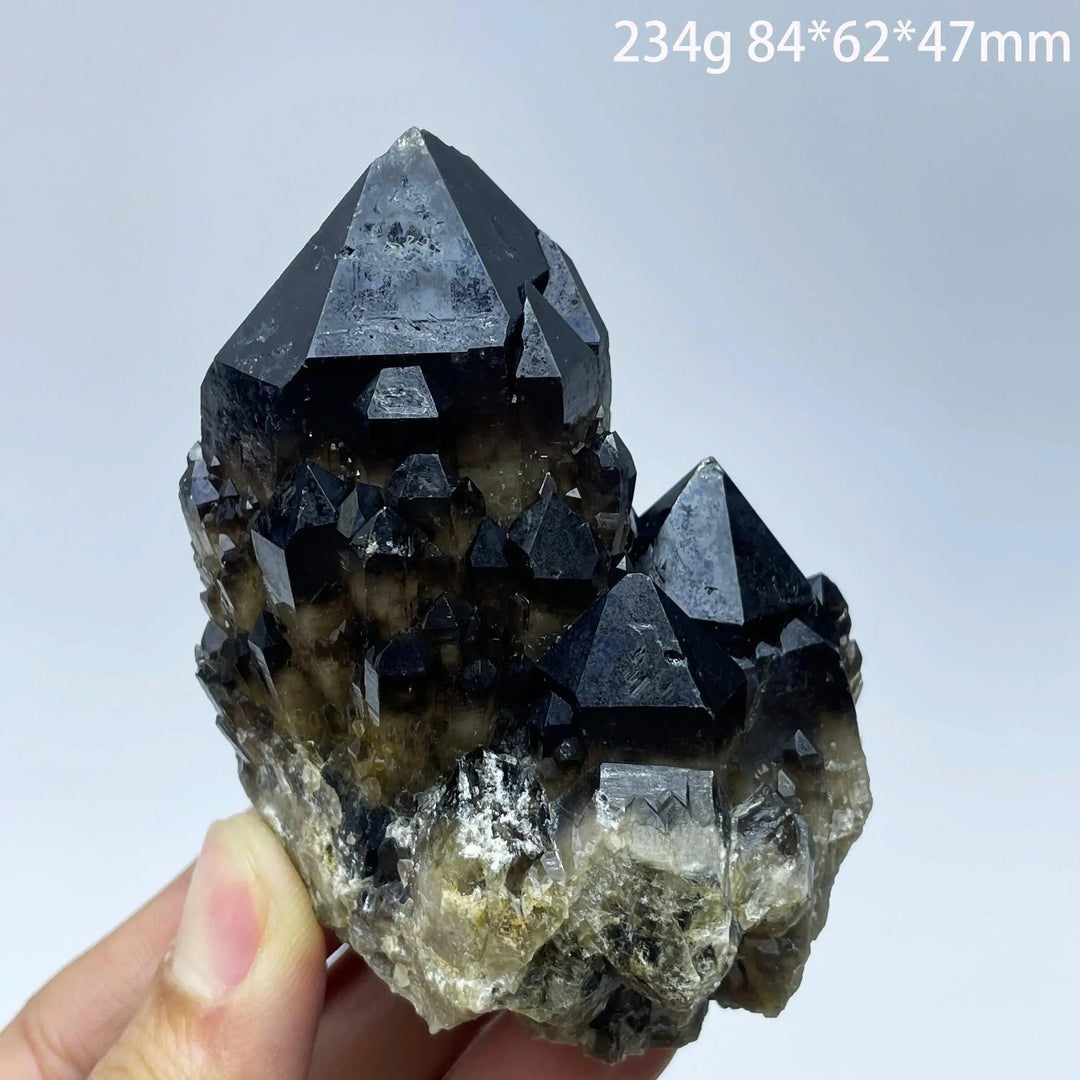 Smoky Quartz Crystal Cluster