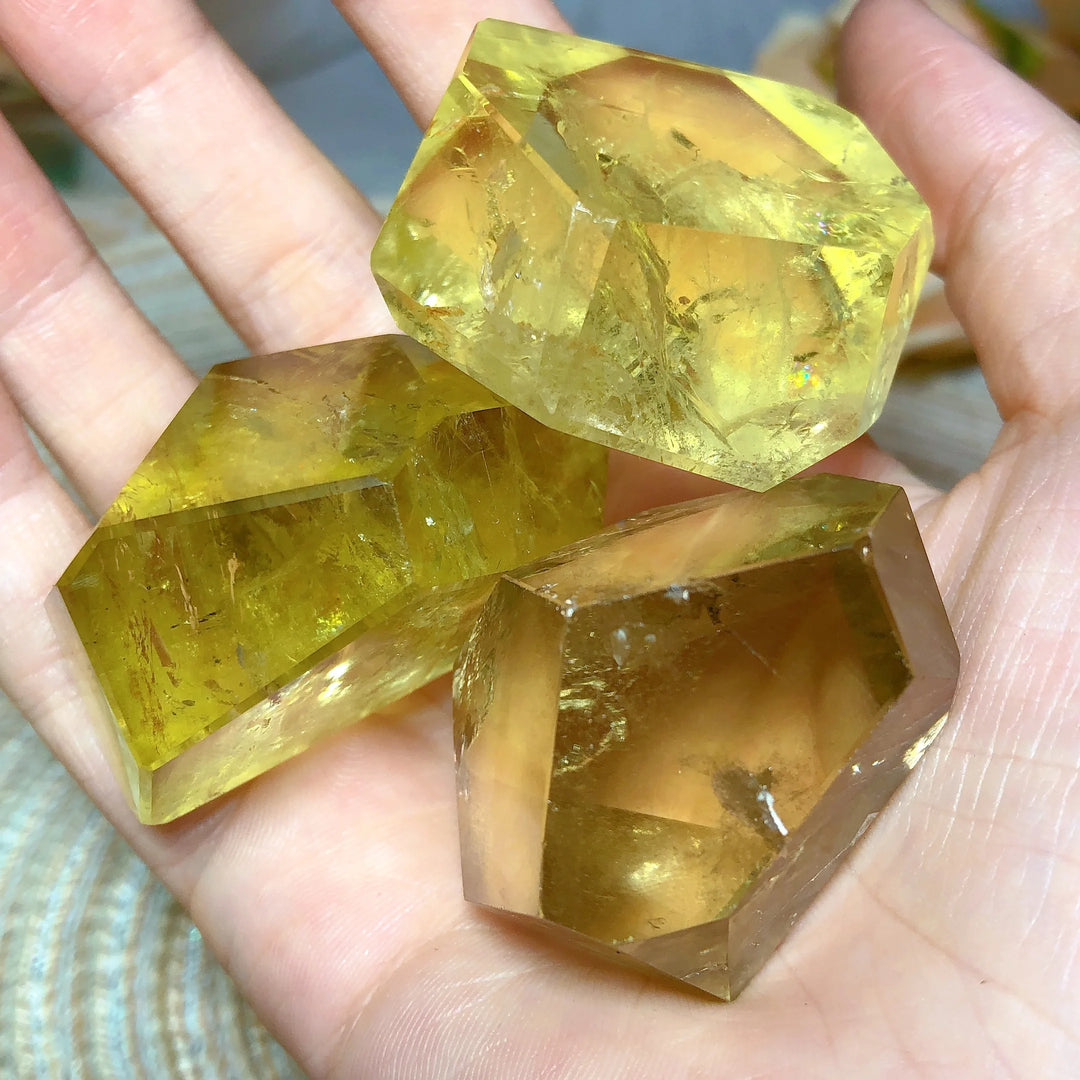 Smoky Quartz with Citrine Freeform