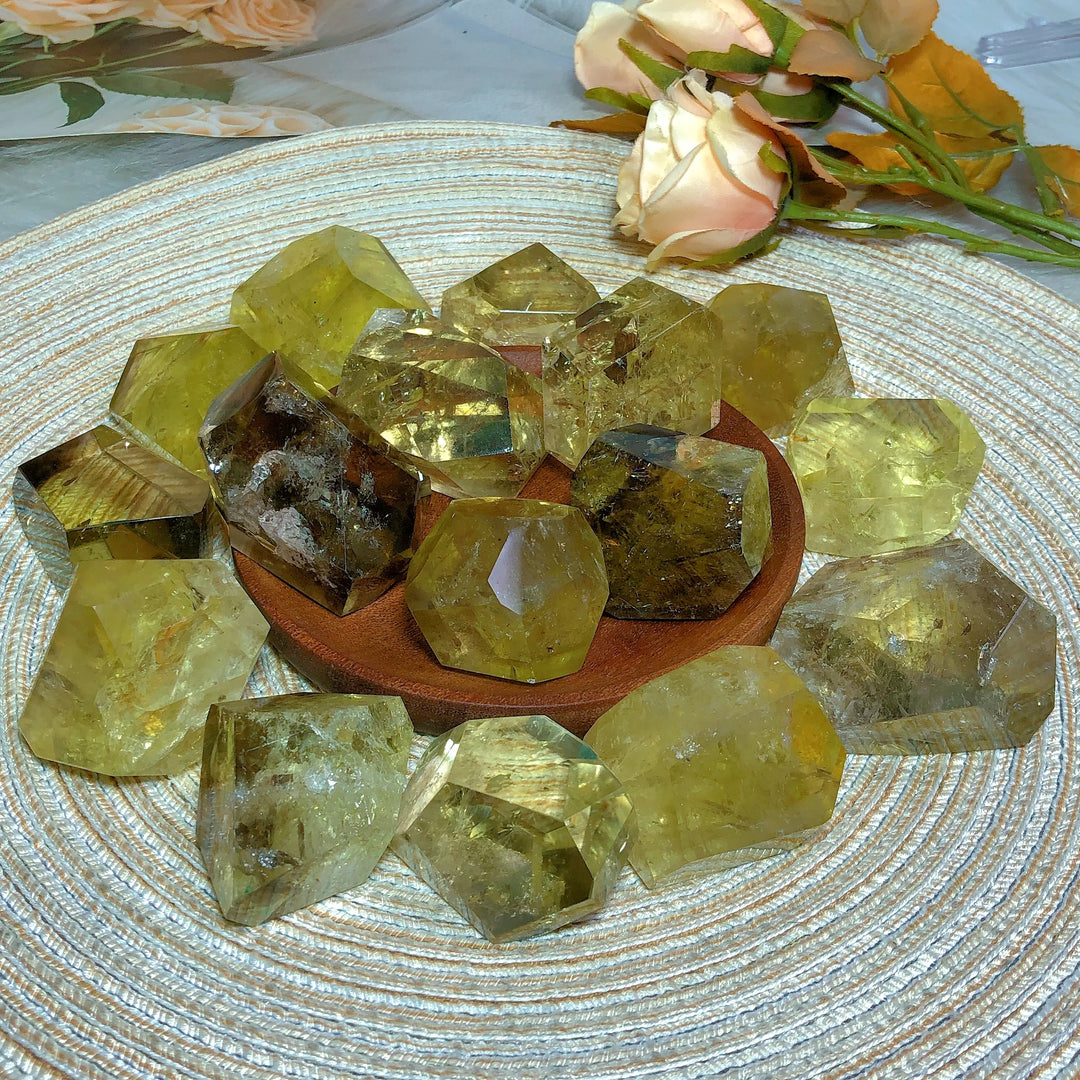 Smoky Quartz with Citrine Freeform