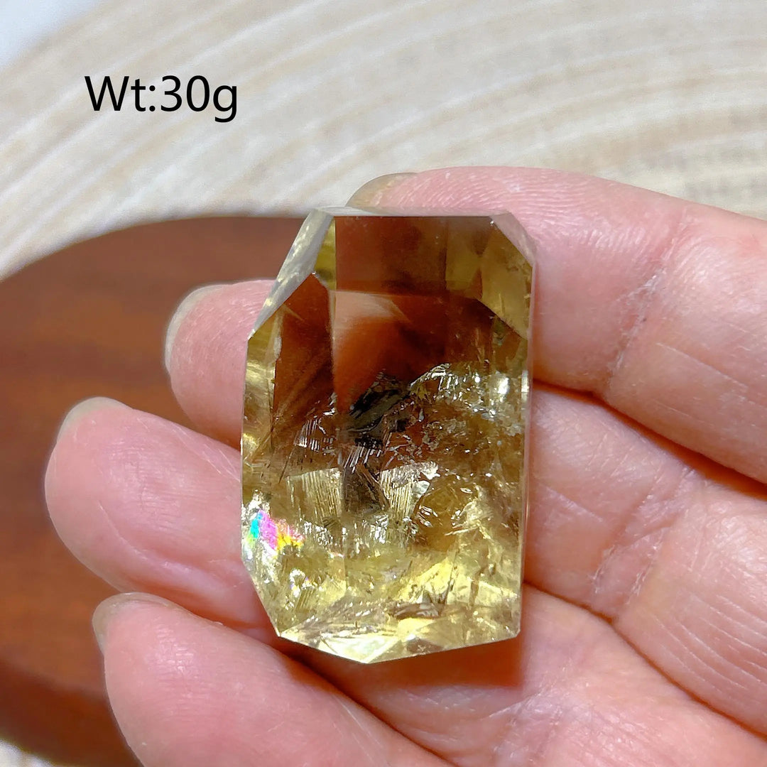 Smoky Quartz with Citrine Freeform