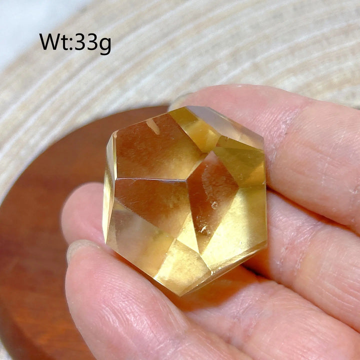 Smoky Quartz with Citrine Freeform
