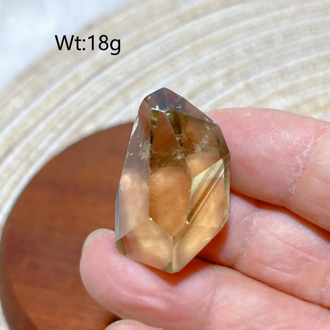 Smoky Quartz with Citrine Freeform