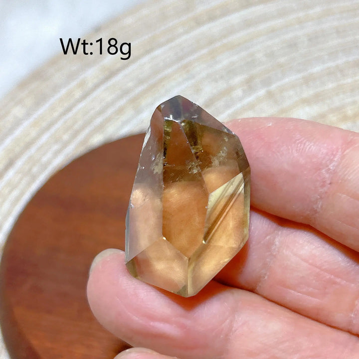 Smoky Quartz with Citrine Freeform