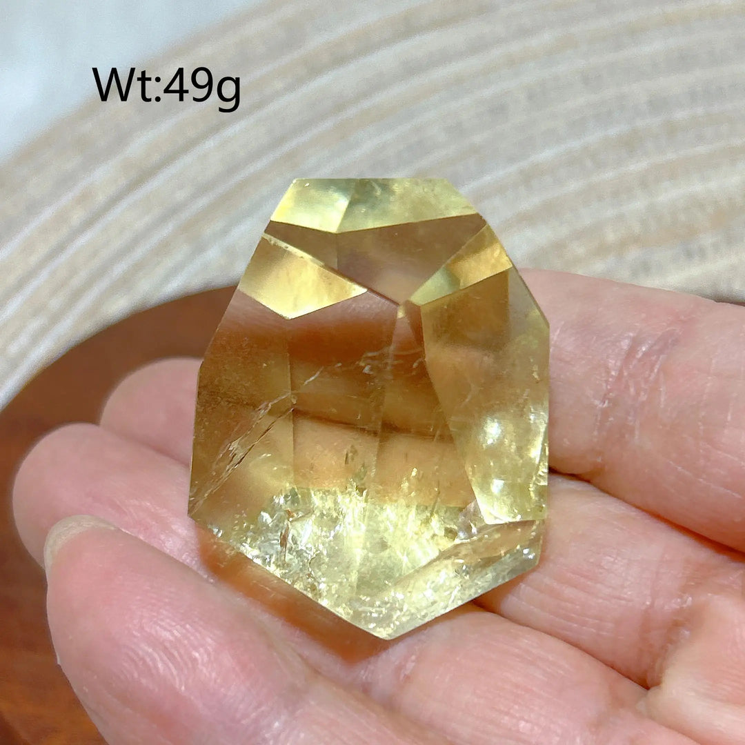 Smoky Quartz with Citrine Freeform