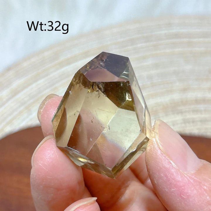 Smoky Quartz with Citrine Freeform