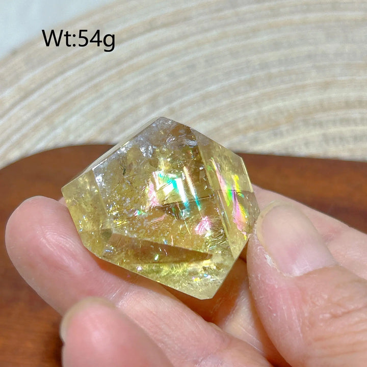 Smoky Quartz with Citrine Freeform