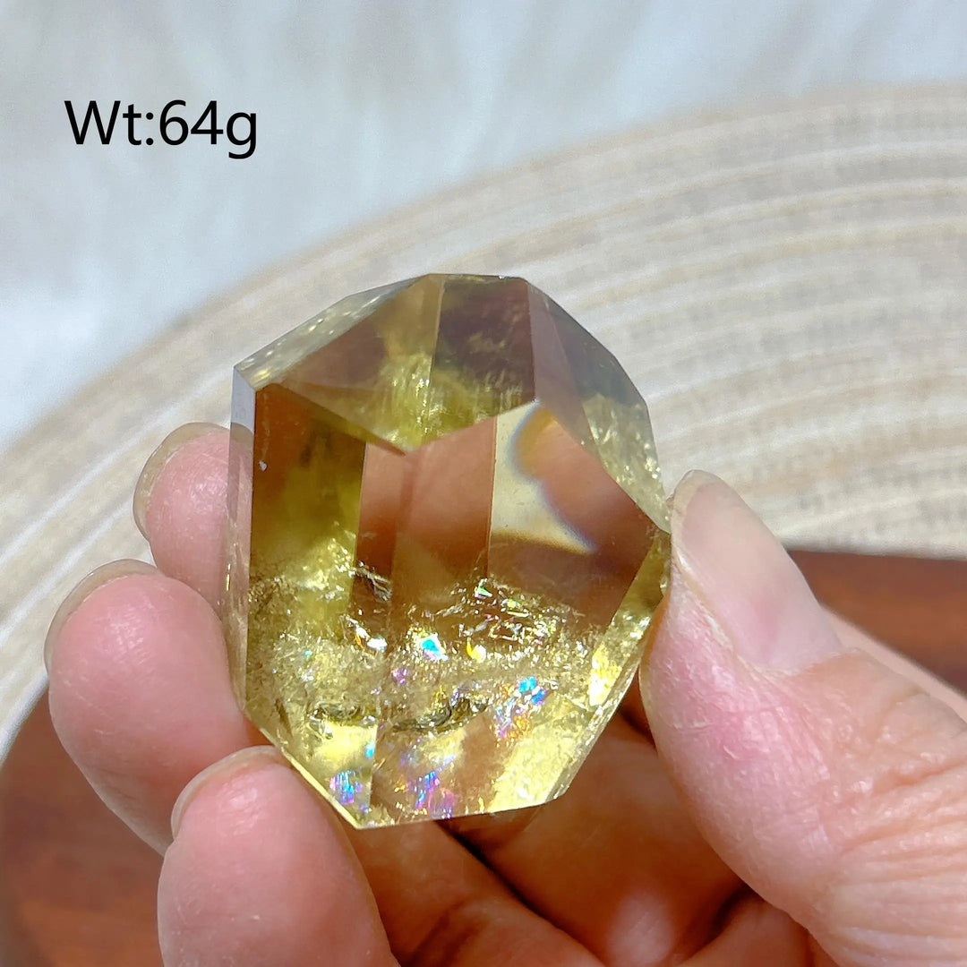 Smoky Quartz with Citrine Freeform