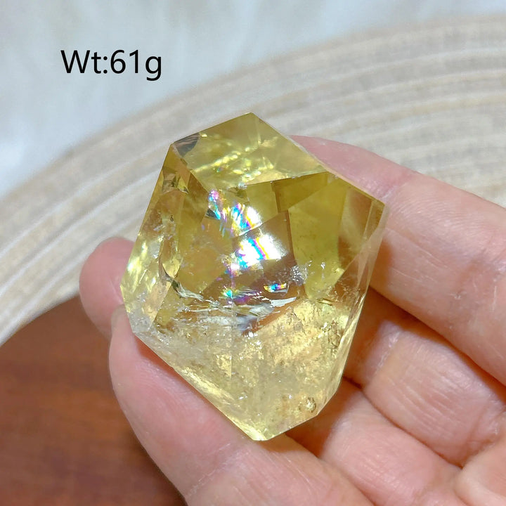 Smoky Quartz with Citrine Freeform