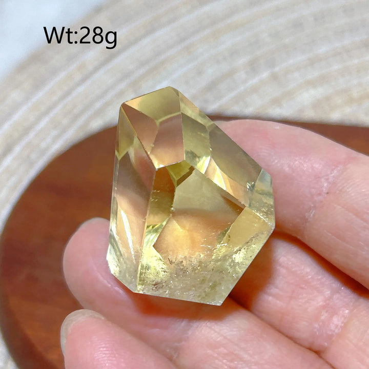 Smoky Quartz with Citrine Freeform