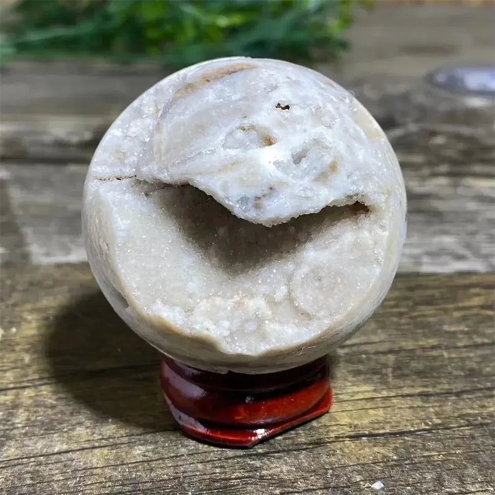 Sphalerite Sphere with Stand-Spheres-Ali-Sphalerite-149g 51mm-Crystal Destiny