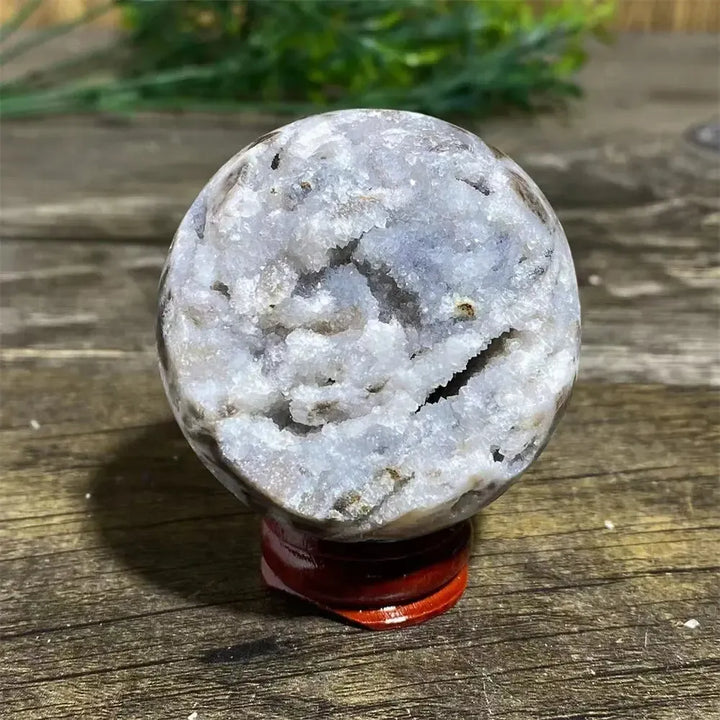 Sphalerite Sphere with Stand-Spheres-Ali-Sphalerite-186g 56mm-Crystal Destiny