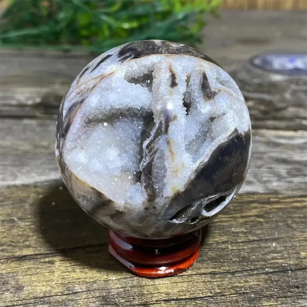 Sphalerite Sphere with Stand-Spheres-Ali-Sphalerite-227g 58mm-Crystal Destiny