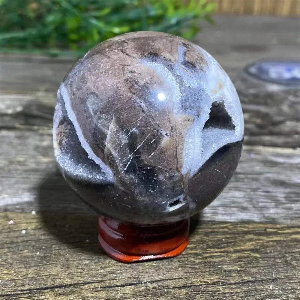 Sphalerite Sphere with Stand-Spheres-Ali-Sphalerite-243g 57mm-Crystal Destiny