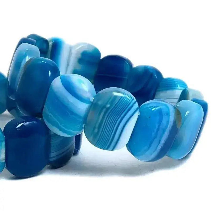 Striped Agate Botswana Onyx Bracelet
