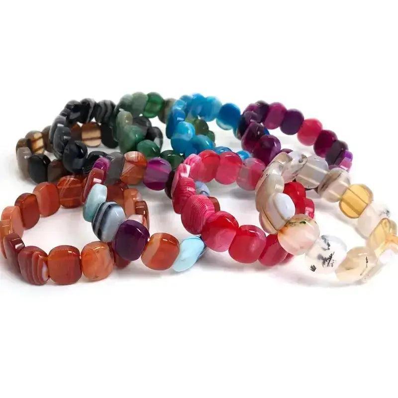 Striped Agate Botswana Onyx Bracelet