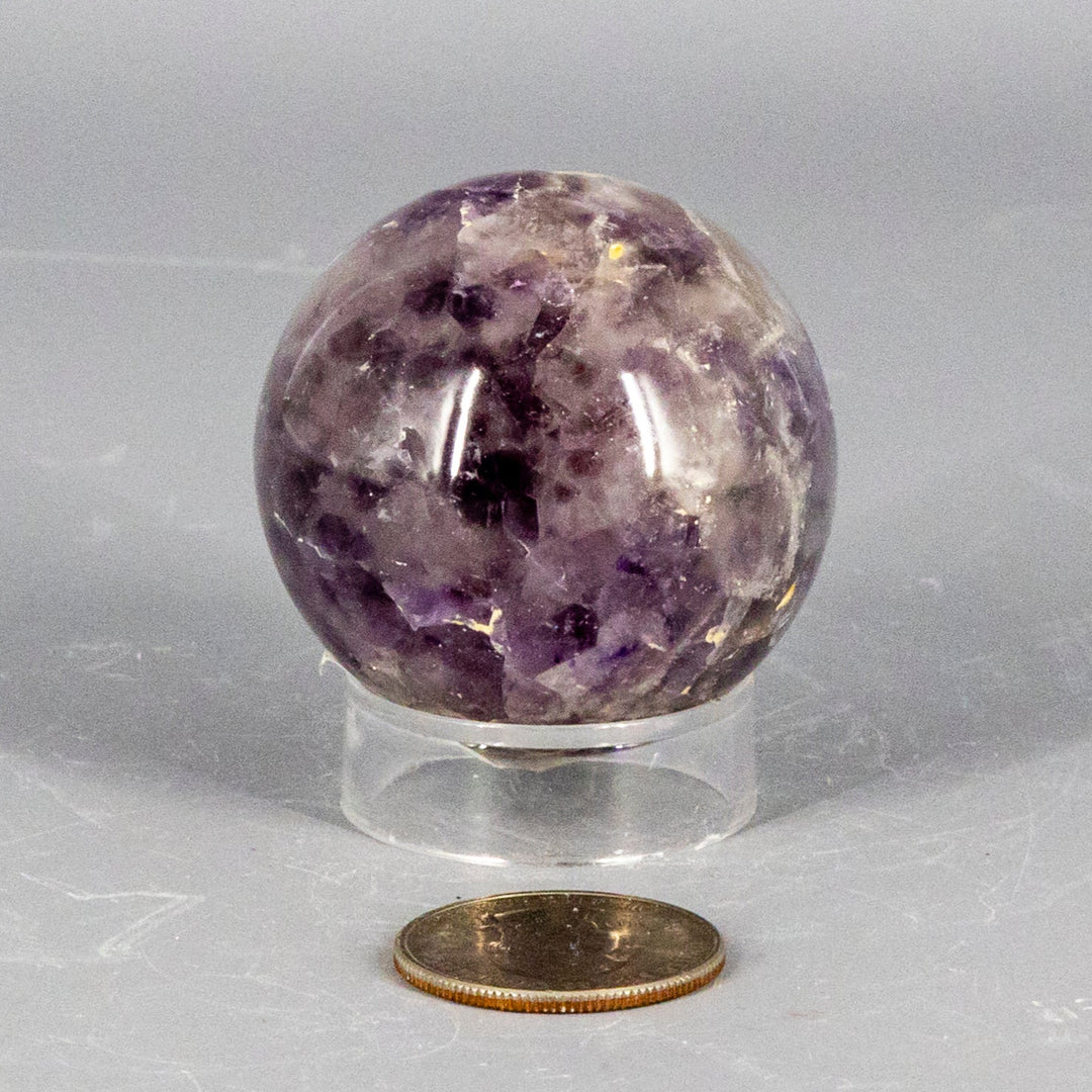 Stunning Amethyst Spheres 45-72mm-Spheres-Crystal Destiny-Amethyst-194g - 52mm Diameter-Crystal Destiny