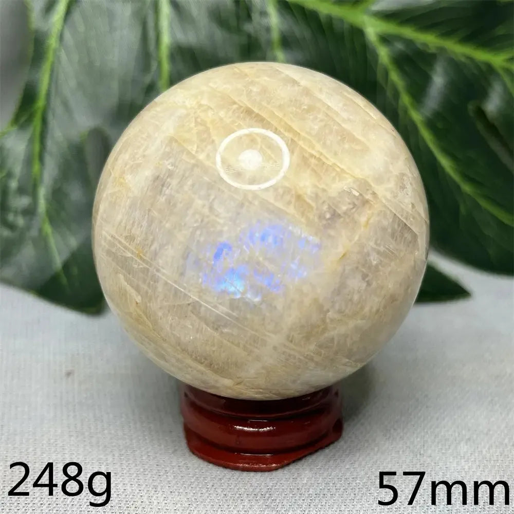 Stunning Moonstone Crystal Sphere-Spheres-Ali-Moonstone-Weight 248g-Crystal Destiny