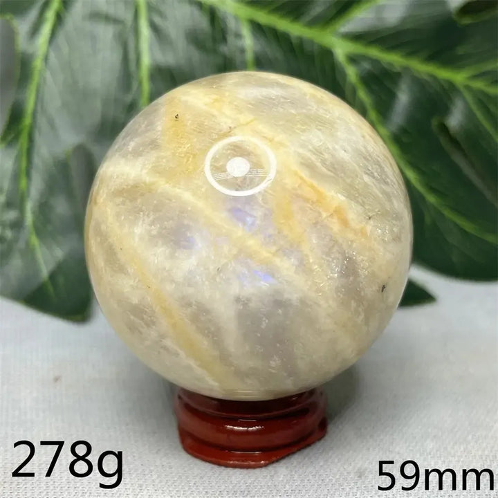 Stunning Moonstone Crystal Sphere-Spheres-Ali-Moonstone-Weight 278g-Crystal Destiny