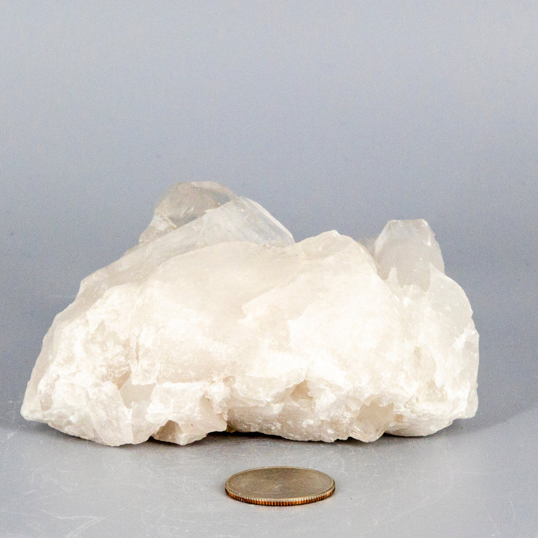 Sweet Clear Quartz Point Cluster-Clusters-Crystal Destiny-Clear Quartz-472g - 4.00"W x 4.50"L x 1.50"H-Crystal Destiny