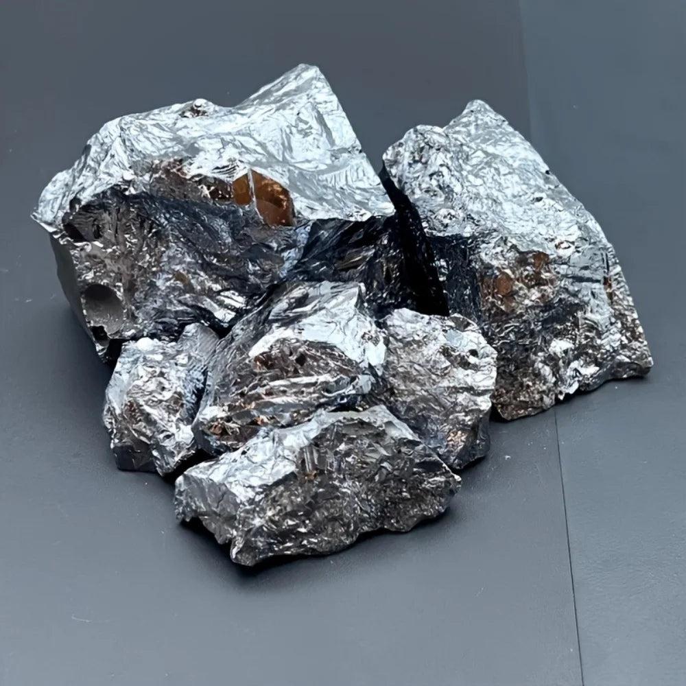 Terahertz Stone Raw Rough Specimen Metallic Crystal
