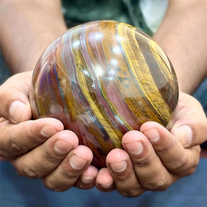 Tiger Eye Crystal Sphere