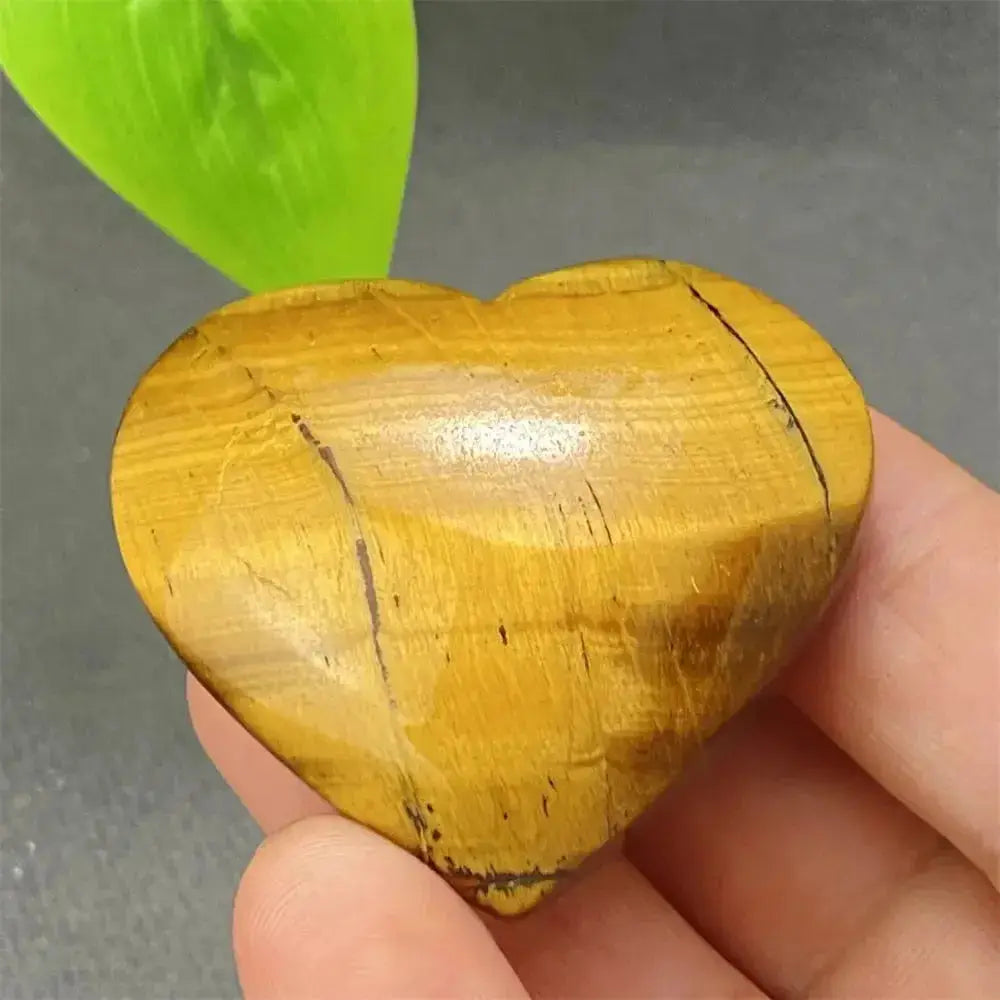 Tiger Eye Heart Golden Brown-Hearts-Ali-34 54g-Tiger's Eye-Crystal Destiny