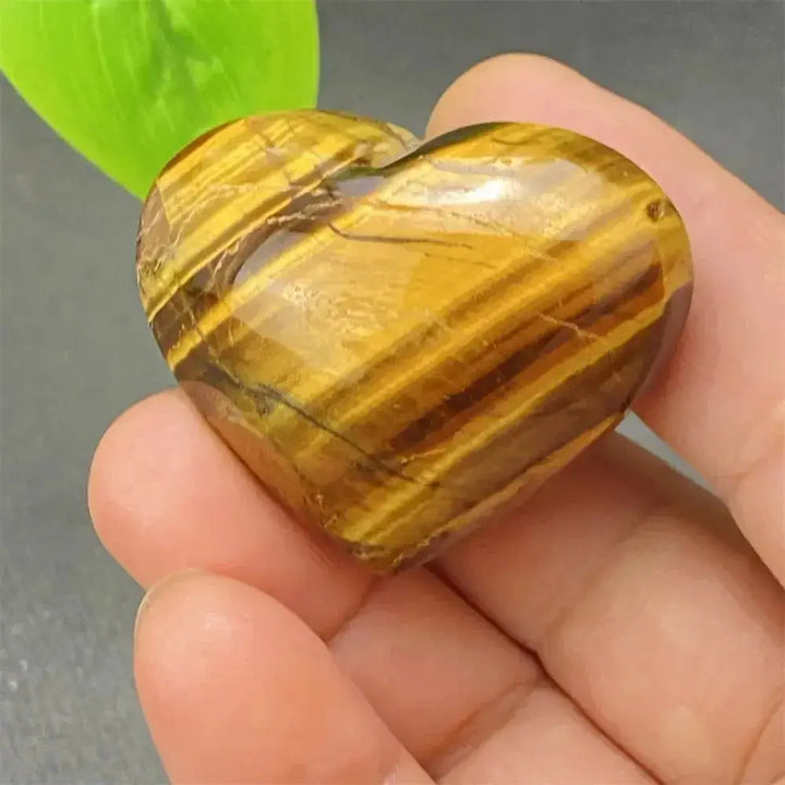 Tiger Eye Heart, Golden Brown, Solar Plexus Confidence Stone-Hearts-Ali-31 101g-Tiger's Eye-Crystal Destiny