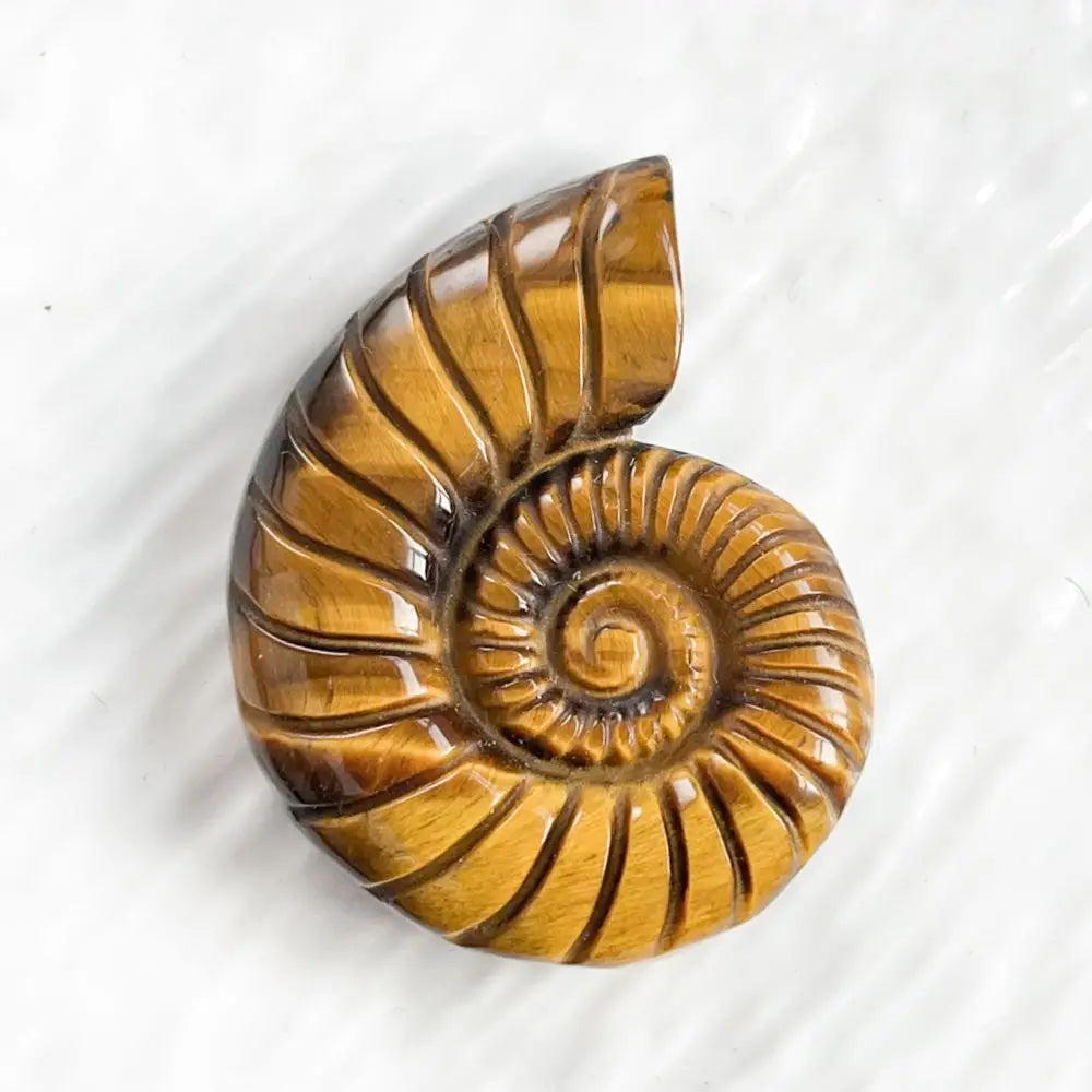 Tiger's Eye Carved Symbol Figures