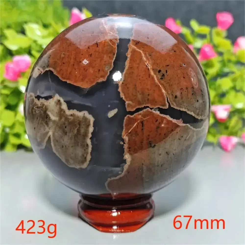 UV Reactive Football Agate Crystal Sphere-Spheres-Ali-Football Agate-A18 423g-Crystal Destiny