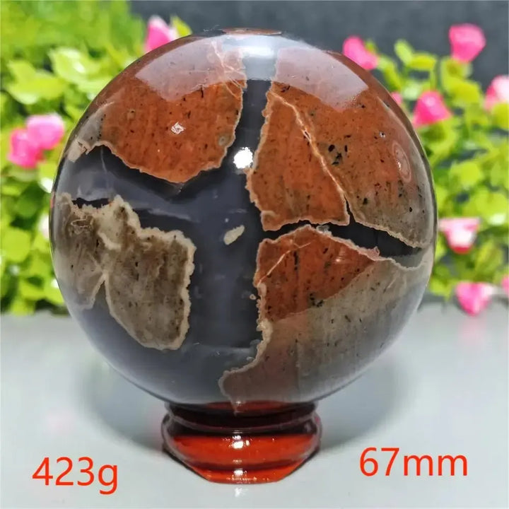 UV Reactive Football Agate Crystal Sphere-Spheres-Ali-Football Agate-A18 423g-Crystal Destiny