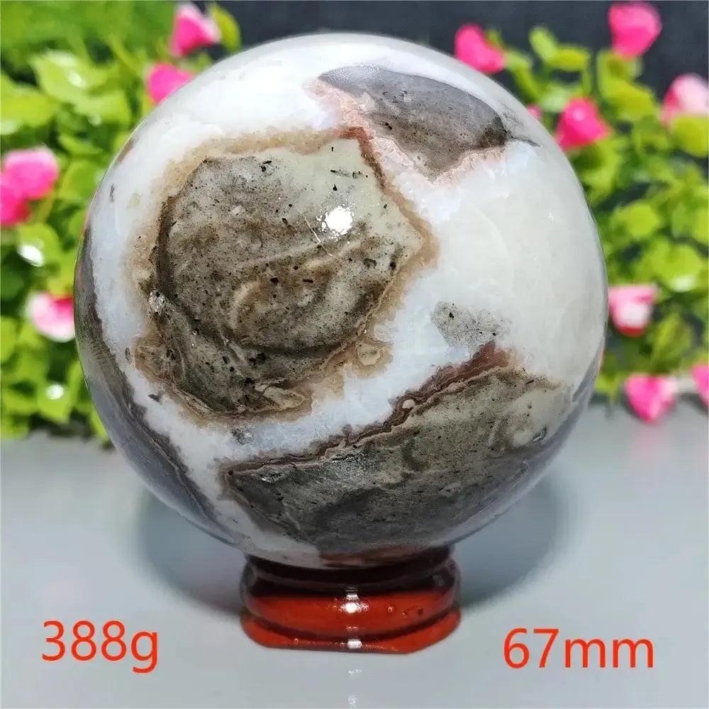 UV Reactive Football Agate Crystal Sphere
