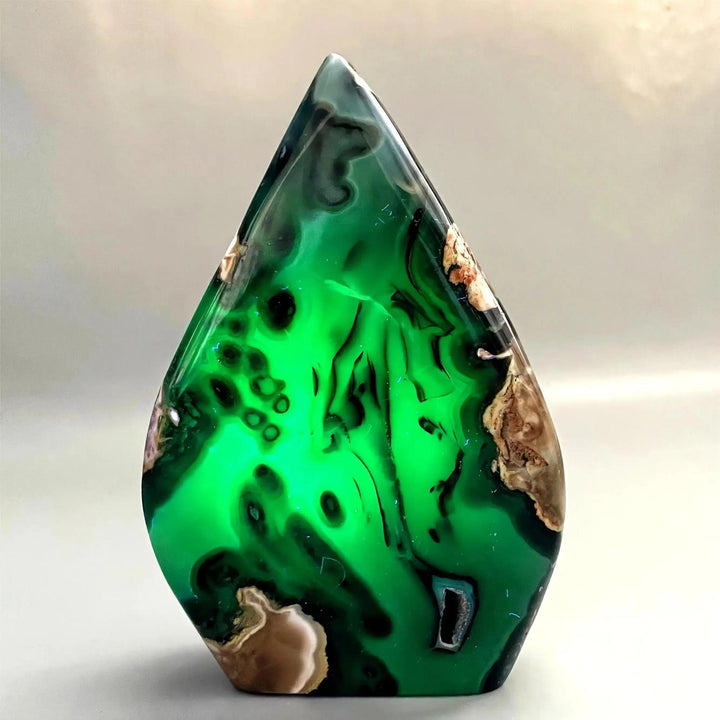 UV Reactive Volcanic Agate Torch Freeform