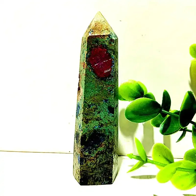 Unakite Crystal Tower Point