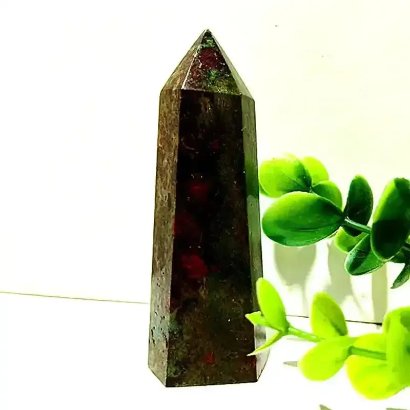 Unakite Crystal Tower Point