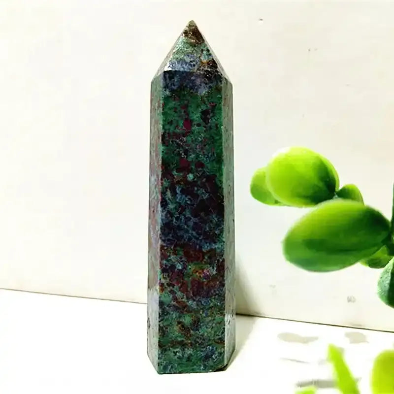 Unakite Crystal Tower Point