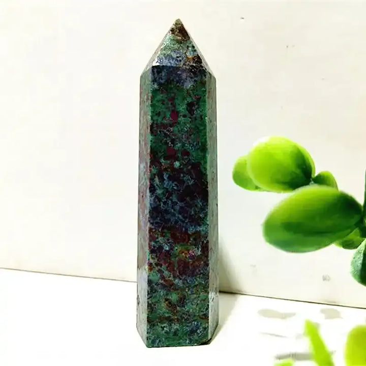 Unakite Crystal Tower Point