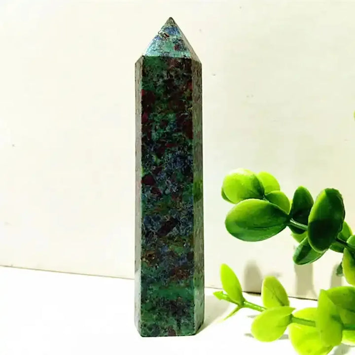 Unakite Crystal Tower Point