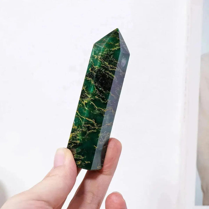 Verdite Crystal Towers