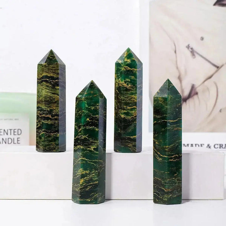 Verdite Crystal Towers