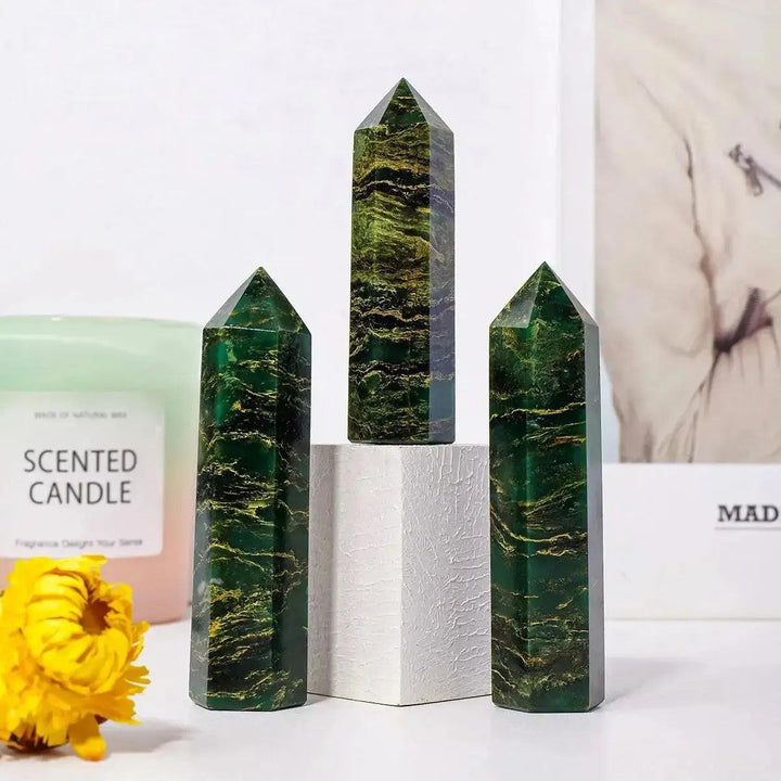 Verdite Crystal Towers