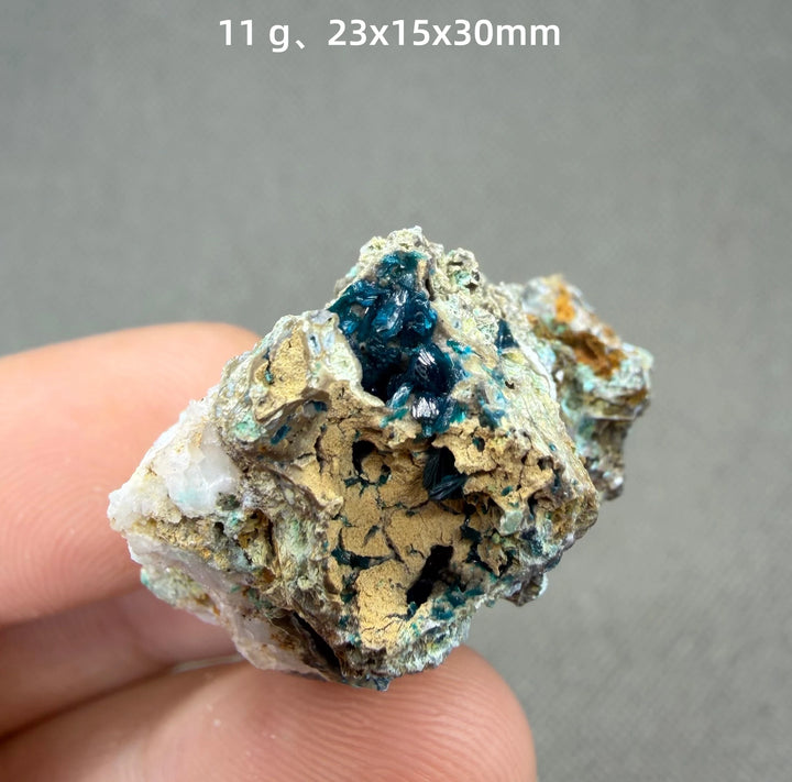 Veszelyite Crystal Cluster Specimen